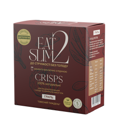 Eat2Slim Гриль Офісний тиждень (5 порцій) натуральні кріспи для втамування голоду та контролю маси тіла