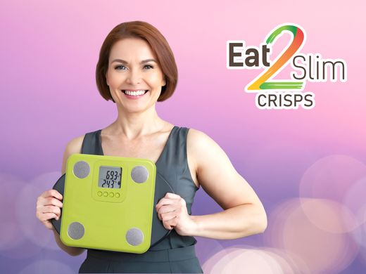 Eat2Slim (100 г) натуральные криспы для утоления голода и контроля массы тела, Классические